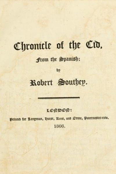 Book Cover: Chronicle of the Cid